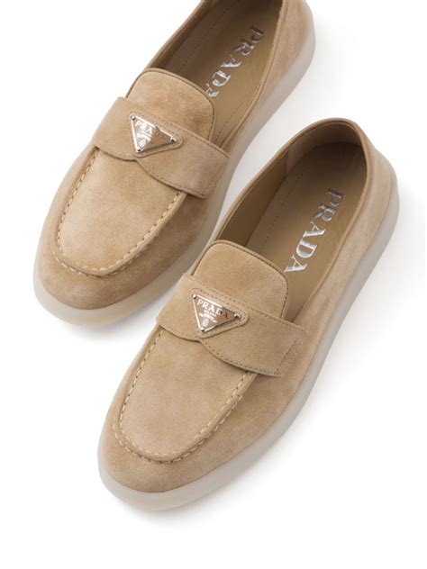 loafers donna prada|Prada suede loafer.